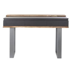 DKD Home Decor Konzola DKD Home Decor 115 x 40 x 80 cm črna les rjava temno siva mangov les