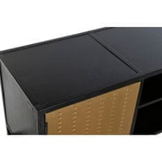 DKD Home Decor TV pohištvo DKD Home Decor Black Metal Wood (120 x 37 x 50 cm)