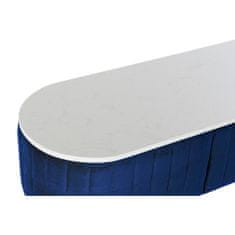 DKD Home Decor Konzola DKD Home Decor Modra Bela Večbarvna Zlata Kovinska Marmor 30 x 40 cm 120 x 35 x 80 cm
