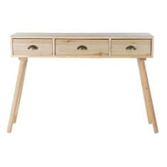 DKD Home Decor Konzola DKD Home Decor Naravni les MDF Svetlo roza Mornarsko modra (110 x 30 x 78 cm)