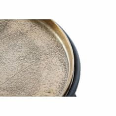 DKD Home Decor Stranska mizica DKD Home Decor Black Golden Aluminium (62 x 62 x 51 cm)