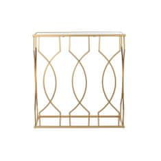 DKD Home Decor Konzola DKD Home Decor 78 x 30 x 82 cm Crystal Golden Metal