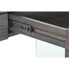 DKD Home Decor Konzola DKD Home Decor Grey Transparent Crystal MDF Wood 120 x 40 x 76 cm