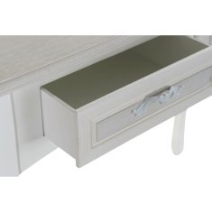 DKD Home Decor Stranska mizica DKD Home Decor Les MDF Bela tradicionalna (90 x 40 x 79 cm)