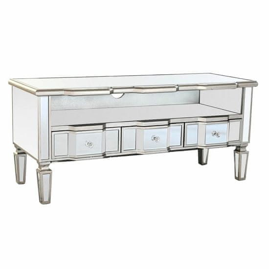 DKD Home Decor TV pohištvo DKD Home Decor Srebrno ogledalo MDF (112 x 50 x 45 cm)