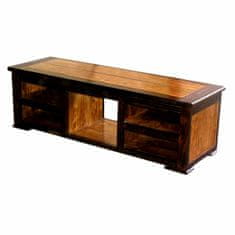 DKD Home Decor TV pohištvo DKD Home Decor 140 x 45 x 45 cm Temno rjava Akacija
