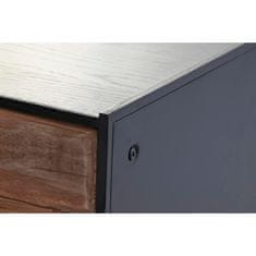 DKD Home Decor TV pohištvo DKD Home Decor 144,5 x 40 x 51 cm Črno oranžna Recikliran les borovničevina