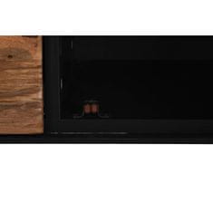 DKD Home Decor TV pohištvo DKD Home Decor 144,5 x 40 x 51 cm Črno oranžna Recikliran les borovničevina