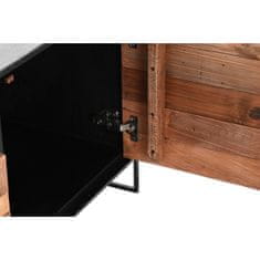 DKD Home Decor TV pohištvo DKD Home Decor 144,5 x 40 x 51 cm Črno oranžna Recikliran les borovničevina