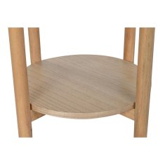 DKD Home Decor Stranska mizica DKD Home Decor Naravni ratan les Paolownia (38 x 38 x 54,5 cm)