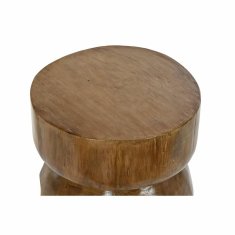 DKD Home Decor Stranska mizica DKD Home Decor Bela Naravna Svetlo rjava 30 x 30 x 50 cm 29 x 29 x 51 cm
