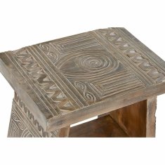 DKD Home Decor Stranska mizica DKD Home Decor Bela Naravna 40 x 30 x 50 cm 41 x 30,5 x 50 cm