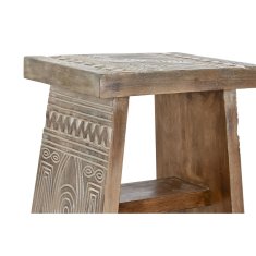 DKD Home Decor Stranska mizica DKD Home Decor Bela Naravna 40 x 30 x 50 cm 41 x 30,5 x 50 cm