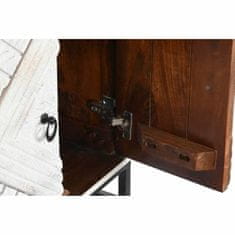 DKD Home Decor TV pohištvo DKD Home Decor 180 x 40 x 60 cm Črna kovina Bela Mango les