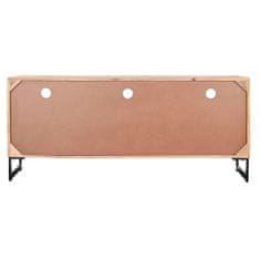 DKD Home Decor TV pohištvo DKD Home Decor Natural Black Metal Mango wood (150 x 40 x 65 cm)