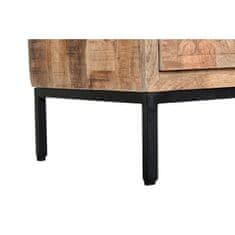 DKD Home Decor TV pohištvo DKD Home Decor Natural Black Metal Mango wood (160 x 45 x 55 cm)