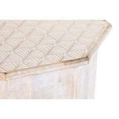 DKD Home Decor Stranska mizica DKD Home Decor 49 x 49 x 53,5 cm Rjava Bela Mango les