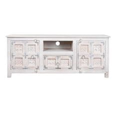 DKD Home Decor TV pohištvo DKD Home Decor Beli les Mango les 151 x 40 x 60 cm