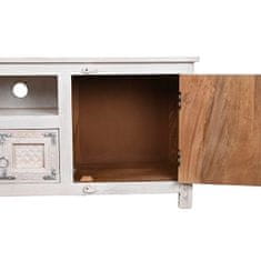 DKD Home Decor TV pohištvo DKD Home Decor Beli les Mango les 151 x 40 x 60 cm