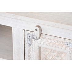 DKD Home Decor TV pohištvo DKD Home Decor Beli les Mango les 151 x 40 x 60 cm