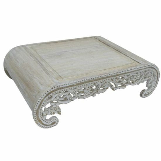 DKD Home Decor Stranska mizica DKD Home Decor Beli les Mango les 121 x 83,80 x 35,50 cm 121 x 83,8 x 35,5 cm