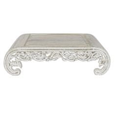 DKD Home Decor Stranska mizica DKD Home Decor Bela Mango les 89 x 63,5 x 25,4 cm