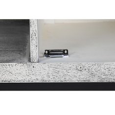 DKD Home Decor TV pohištvo DKD Home Decor Bela bež siva Večbarvna keramika Mango les 130 x 40 x 56 cm