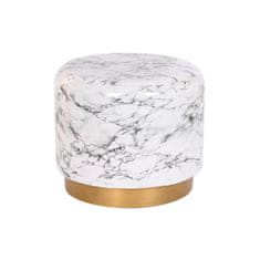 DKD Home Decor Stranska mizica DKD Home Decor Golden White Iron (50 x 50 x 45 cm)