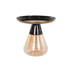 DKD Home Decor Stranska mizica DKD Home Decor Bicoloured Crystal Iron 60 x 60 x 57 cm