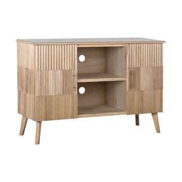 DKD Home Decor TV pohištvo DKD Home Decor Zlata svetlo rjava 120 x 40 x 80 cm Paolownia les MDF Les