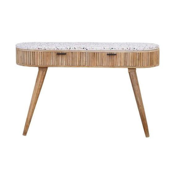DKD Home Decor Konzola DKD Home Decor Marmor Mango les (120 x 40 x 76 cm)