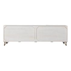 DKD Home Decor TV pohištvo DKD Home Decor Bela črna kovina Mango les 160 x 40 x 50 cm