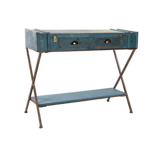 DKD Home Decor Konzola DKD Home Decor Modra kovinska breza 101 x 42 x 82 cm