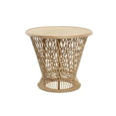 DKD Home Decor Stranska mizica DKD Home Decor Svetlo rjava Bambus 60 x 60 x 52 cm