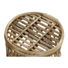 DKD Home Decor Komplet 3 miz DKD Home Decor 39 x 39 x 41 cm Naravno protje