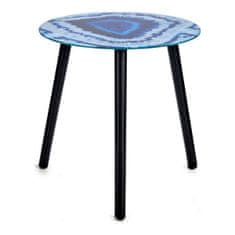 Gift Decor Stranska mizica Blue Crystal (40 x 41,5 x 40 cm)