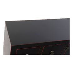 DKD Home Decor TV pohištvo DKD Home Decor Črna Večbarvni les Jelka MDF Les 130 x 24 x 51 cm
