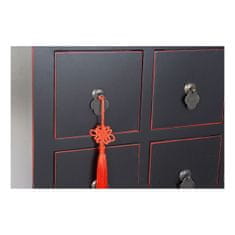 DKD Home Decor TV pohištvo DKD Home Decor Črna Večbarvni les Jelka MDF Les 130 x 24 x 51 cm