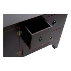DKD Home Decor TV pohištvo DKD Home Decor Črna Večbarvni les Jelka MDF Les 130 x 24 x 51 cm
