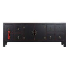 DKD Home Decor TV pohištvo DKD Home Decor Črna Večbarvni les Jelka MDF Les 130 x 24 x 51 cm