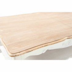 DKD Home Decor Stranska mizica DKD Home Decor Wood White (120 x 70 x 46 cm)