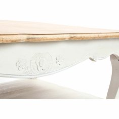 DKD Home Decor Stranska mizica DKD Home Decor Wood White (120 x 70 x 46 cm)
