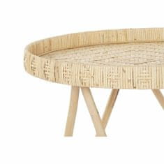 DKD Home Decor Stranska mizica DKD Home Decor Brown Bamboo 60 x 60 x 52 cm