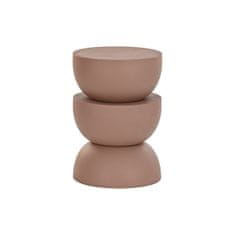 DKD Home Decor Stranska mizica DKD Home Decor Light Pink Aluminium 32 x 32 x 46 cm 32 x 32 x 46,5 cm