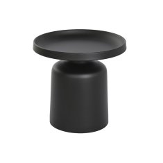 DKD Home Decor Stranska mizica DKD Home Decor Black Metal 50 x 50 x 47 cm