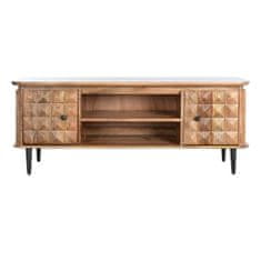 DKD Home Decor TV pohištvo DKD Home Decor Naravna kovina Mango les 140 x 40 x 55 cm