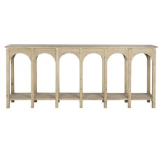 DKD Home Decor Konzola DKD Home Decor 210 x 38 x 90 cm rjava borovničevina