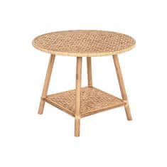 DKD Home Decor Stranska mizica DKD Home Decor 61 x 61 x 46 cm 61 x 61 x 49 cm Rjav ratan