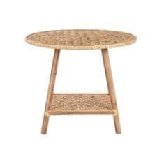 DKD Home Decor Stranska mizica DKD Home Decor 61 x 61 x 46 cm 61 x 61 x 49 cm Rjav ratan