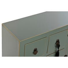 DKD Home Decor TV pohištvo DKD Home Decor Bela Črna Zelena Zlata Kovina Elja MDF Les 130 x 26 x 51 cm